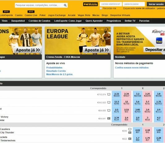 Betfair Intercâmbio