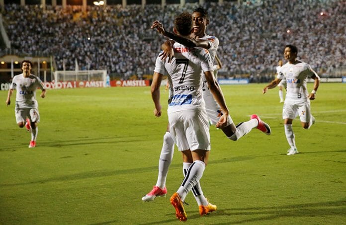 Soccer Football - Brazil's Santos v Colombia's Santa Fe - Copa Libertadores santos