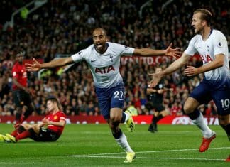 United leva pancada do Tottenham; Real e Barça seguem 100% e Bayern estreia bem Lucas Moura Tottenham