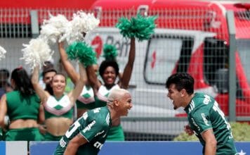 O Palmeiras bateu o Cruzeiro e assumiu a liderança do Brasileirão