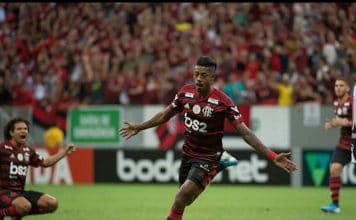 bruno henrique flamengo comemora