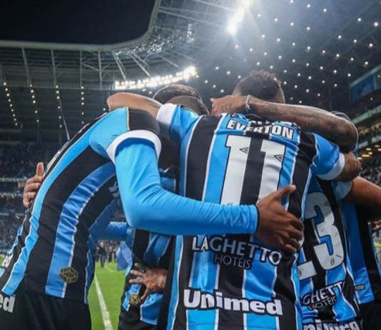 everton gremio comemora