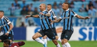 gremio comemora tardelli everton