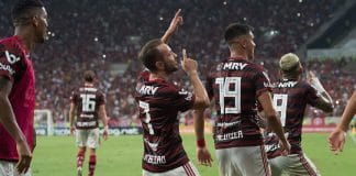 flamengo comemora everton ribeiro