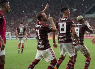 flamengo comemora everton ribeiro
