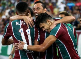 Pelo menos isso: o Carioca terá um Fla-Flu que será muito interessante nene fluminense comemora