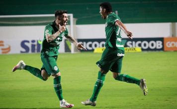 Apenas duas vitórias dos seis primeiros colocados embolam o Brasileirão goias comemora internacional